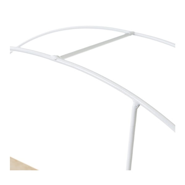 Scaffale a castello bianco naturale in legno massiccio di pavlovnia - Casa Selección-image-1