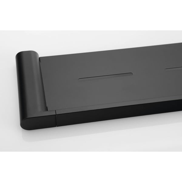 Mensola da parete in ottone nero opaco per il bagno Flori - Sapho-image-1