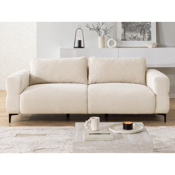 Divano color crema 217 cm Helio – Ropez-image-3