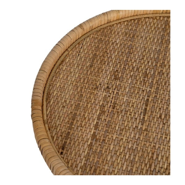 Tavolino rotondo in rattan ø 45 cm - Ixia-image-4
