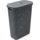 Cestino slim effetto rattan, 40 l - Addis