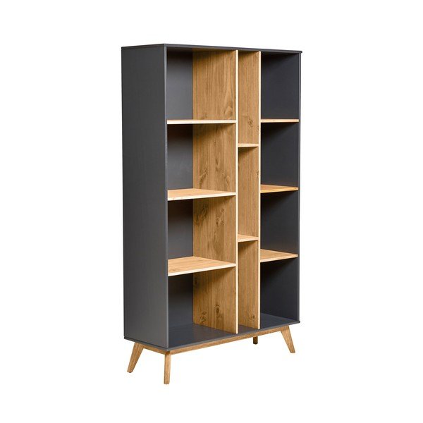 Libreria Cris grigio antracite - Marckeric-image-3