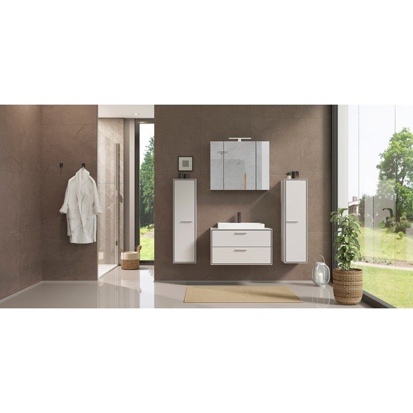 Mobile con lavello greige da appendere 80x47 cm Sovana – Germania-image-1