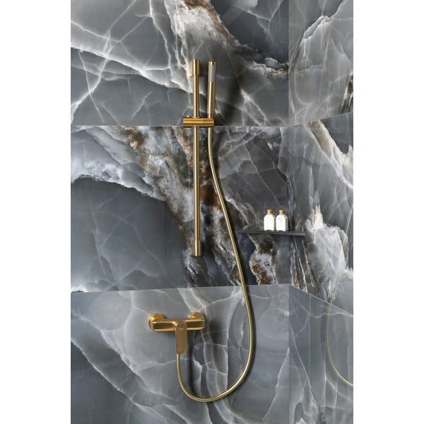 Rubinetto per doccia dorato da parete (con una uscita) Spy – Sapho-image-3