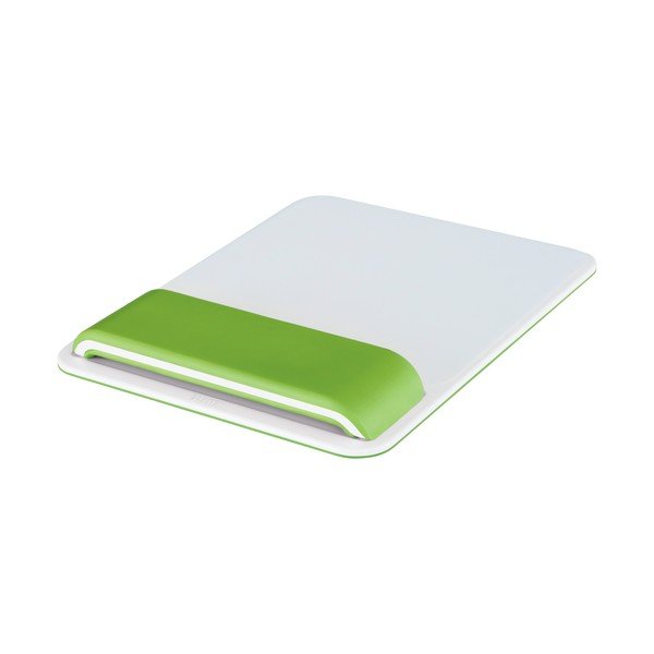 Tappetino per mouse bianco-verde WOW - Leitz