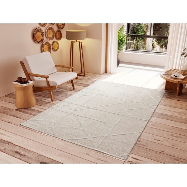 Tappeto crema 80x150 cm Lux - Universal-image-1