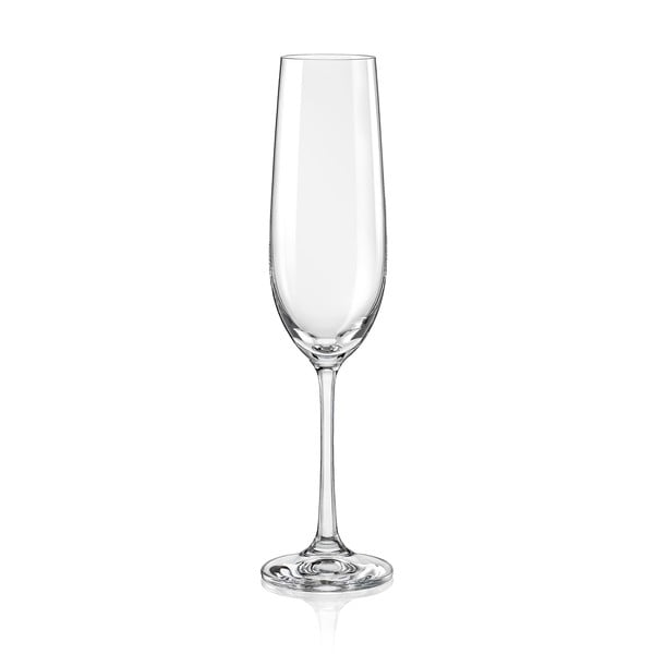 Set di 6 bicchieri da champagne , 190 ml Viola - Crystalex