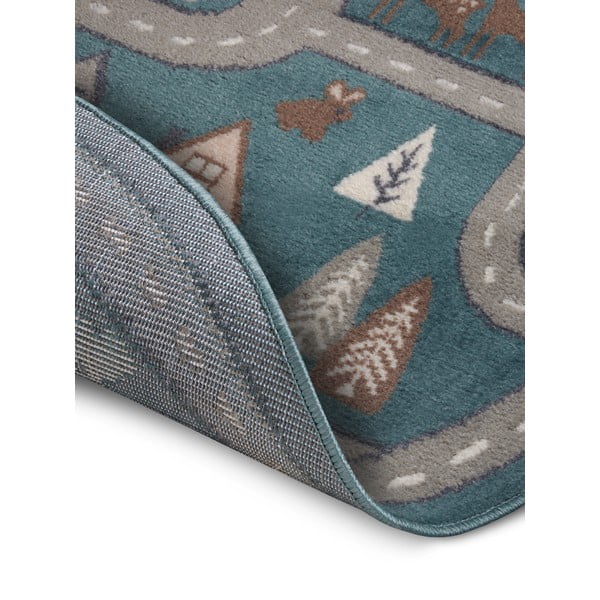 Tappeto per bambini color petrolio ø 140 cm Streets - Hanse Home-image-3