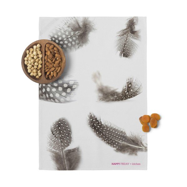Set di 2 asciugamani da cucina in cotone, 70 x 50 cm Light - Happy Friday Basic-image-2