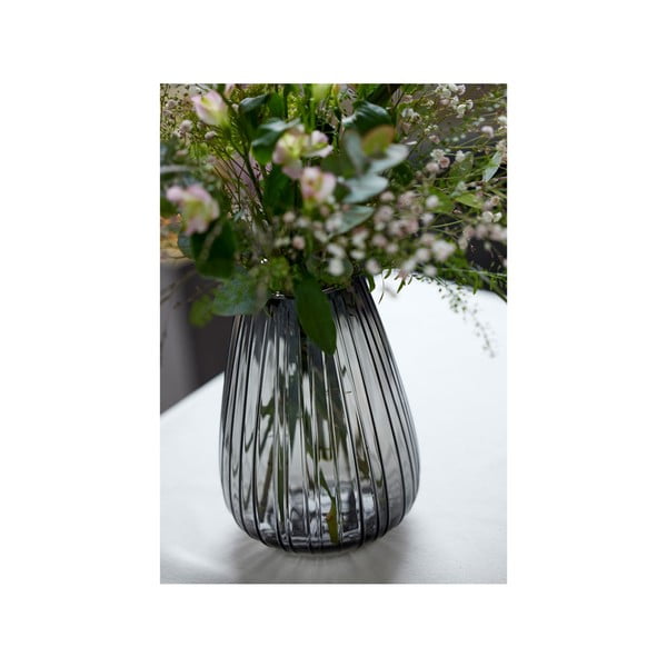 Vaso in vetro grigio Kusintha - Bitz-image-4