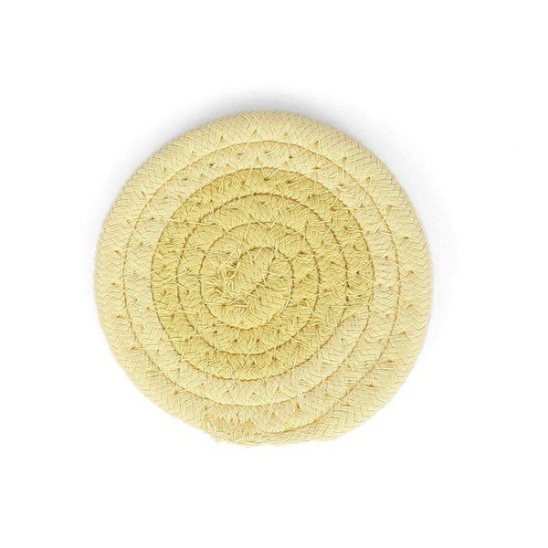 Set di sottobicchieri gialli in tessuto 4 pz Piff – ONA