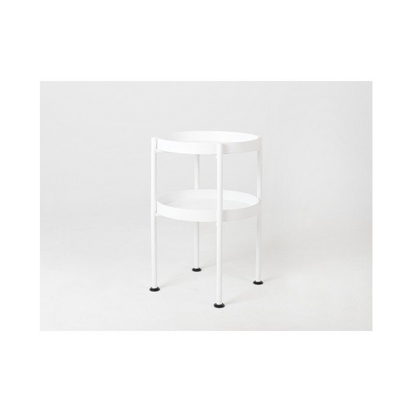 Tavolo contenitore Custom Form Hanna bianco, ⌀ 40 cm - CustomForm-image-1