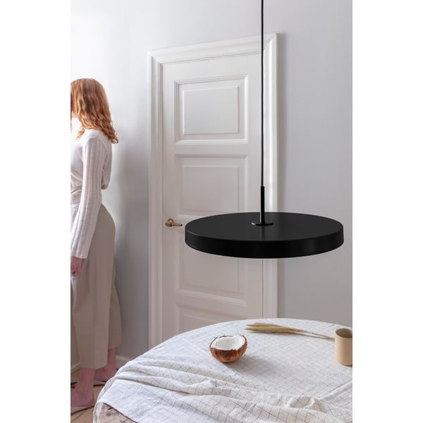 Apparecchio a sospensione LED nero con paralume in metallo ø 43 cm Asteria Medium - UMAGE-image-3