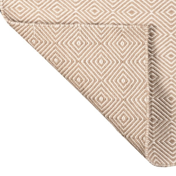 Tappeto per esterni bifacciale crema in plastica riciclata, 120 x 180 cm Solitaire - Green Decore-image-4