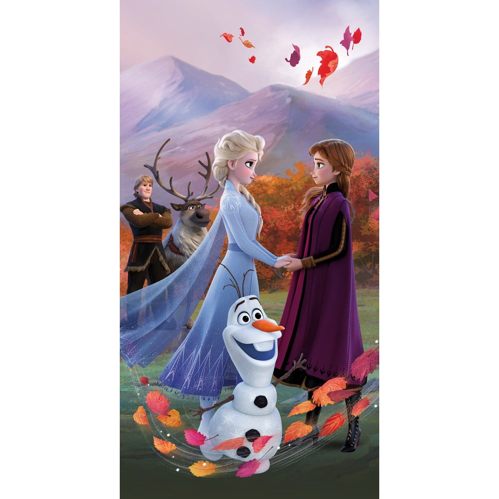 Asciugamano per bambini in cotone 70x140 cm Frozen "Wind" – Jerry Fabrics | Asciugamani per bambini