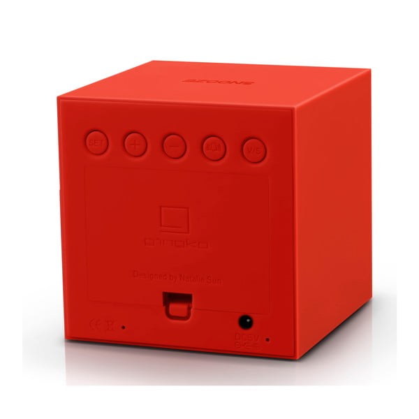 Sveglia a LED rossa Cubo di gravità Gravity Cube Click - Gingko-image-4