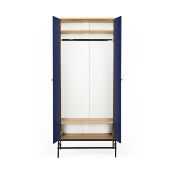 Armadio blu scuro 80x190 cm Lia - Woodman-image-2