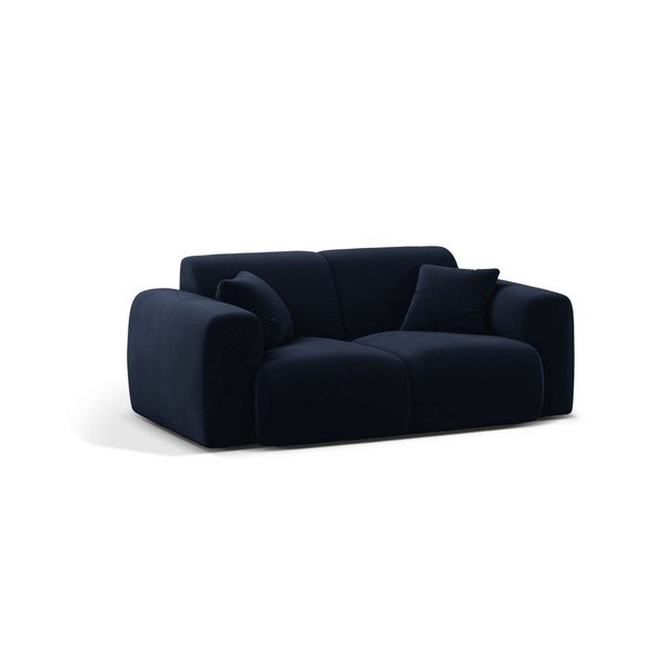 Divano blu scuro con rivestimento in velluto 170 cm Molino – Micadoni 