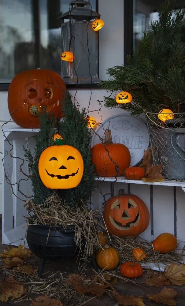 Per la notte di Halloween, ovviamente, non può mancare la zucca.