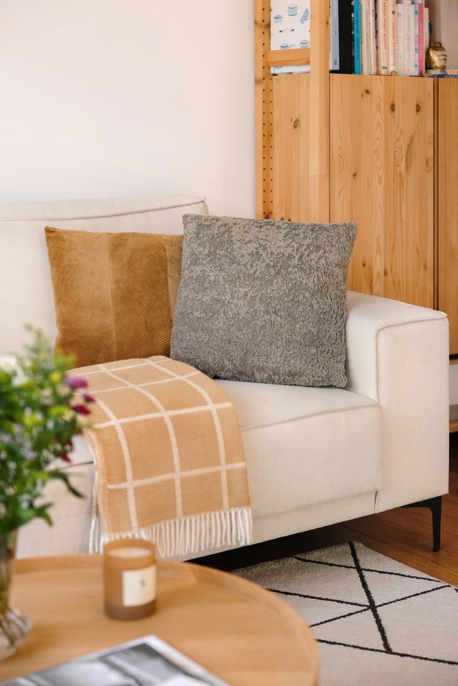 Ispirazione: Soggiorno, Stile scandinavo, Tessili