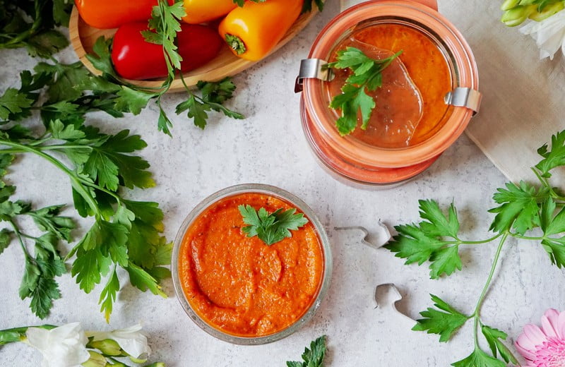 Ricetta per ajvar fatto in casa e 5 modi per servirlo