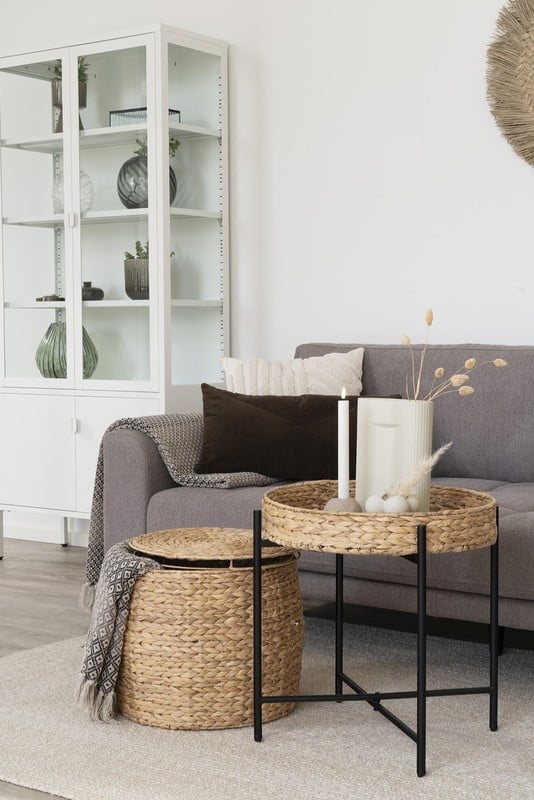 Ispirazione: Soggiorno, Stile scandinavo, Tessili