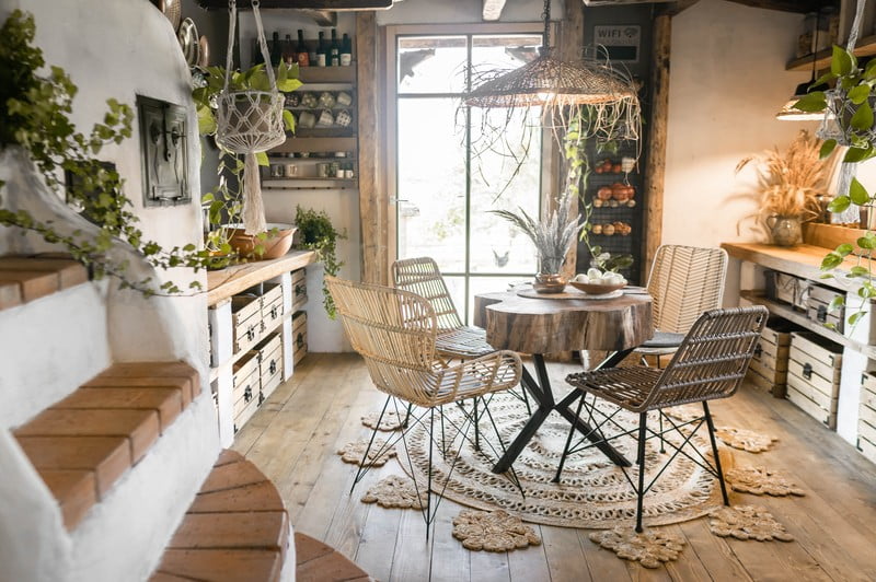 Ispirazione: Stile boho, Stile rustico