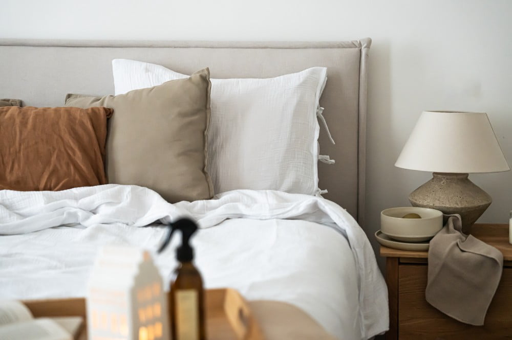 Ispirazione: Camera da letto, Stile classico, Autunno, Tessili