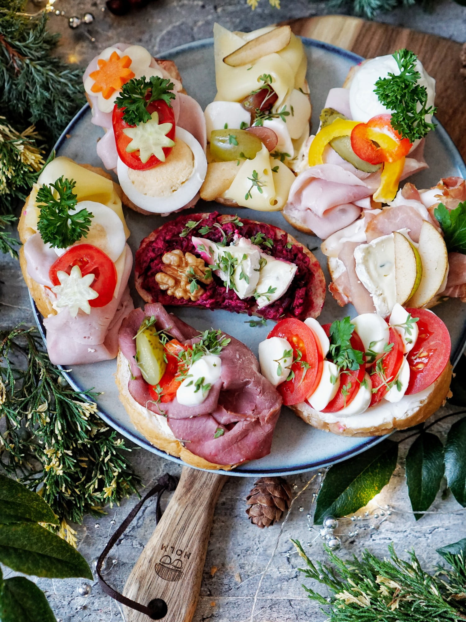 Le tartine sono un classico intramontabile per Capodanno.