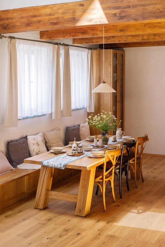 Ispirazione: Sala da pranzo, Stile rustico