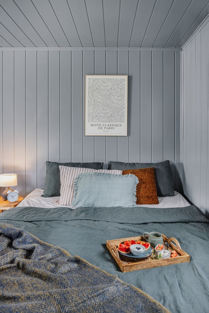 Ispirazione: Camera da letto, Stile rustico, Tessili