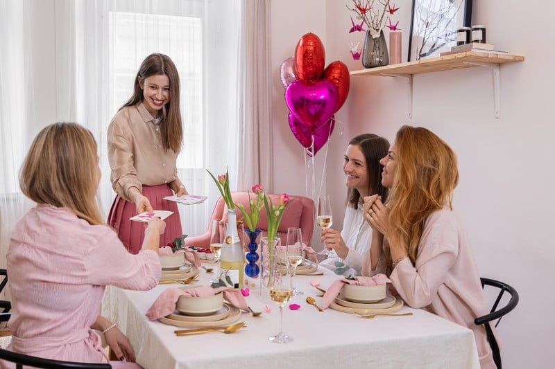 Ispirazione: San Valentino, Sala da pranzo