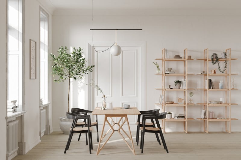 Ispirazione: Sala da pranzo, Soggiorno, Stile scandinavo