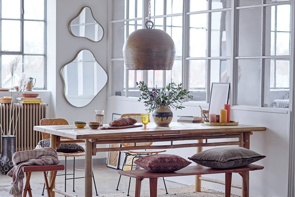 Ispirazione: Stile boho, Decorazioni, Sala da pranzo
