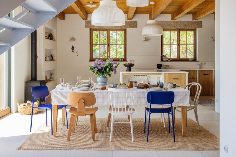 Ispirazione: Sala da pranzo, Stile rustico