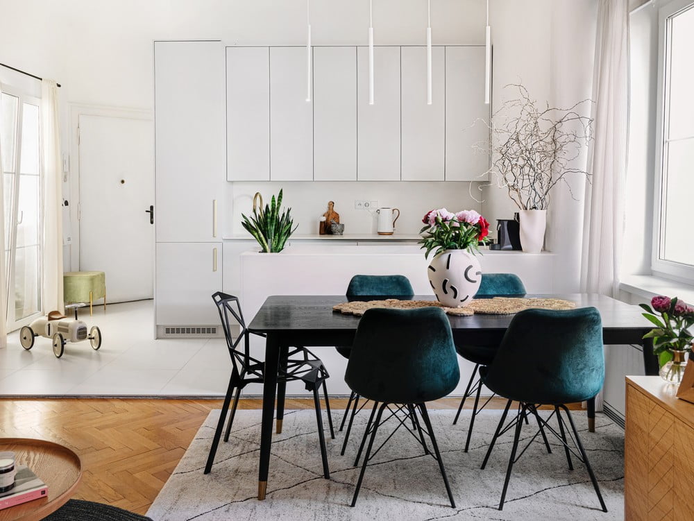 Ispirazione: Cucina e sala da pranzo, Sala da pranzo