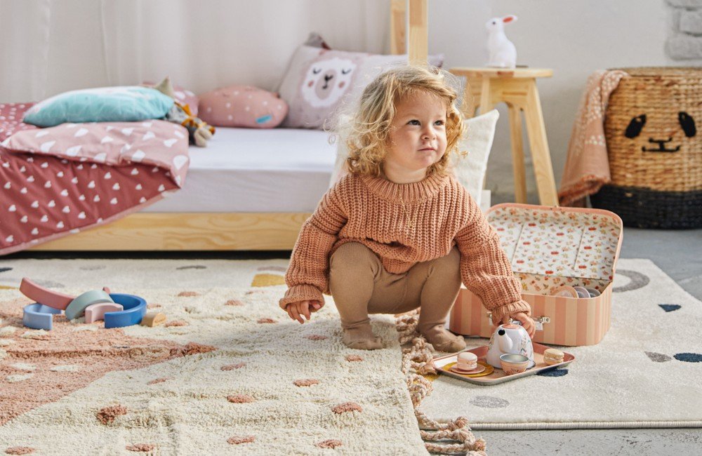 UOCAI Bandierina per cameretta dei bambino, tessuto, decorazione per letto di casa