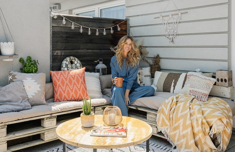 Bonami in visita: arredare un loft con terrazzo in stile boho