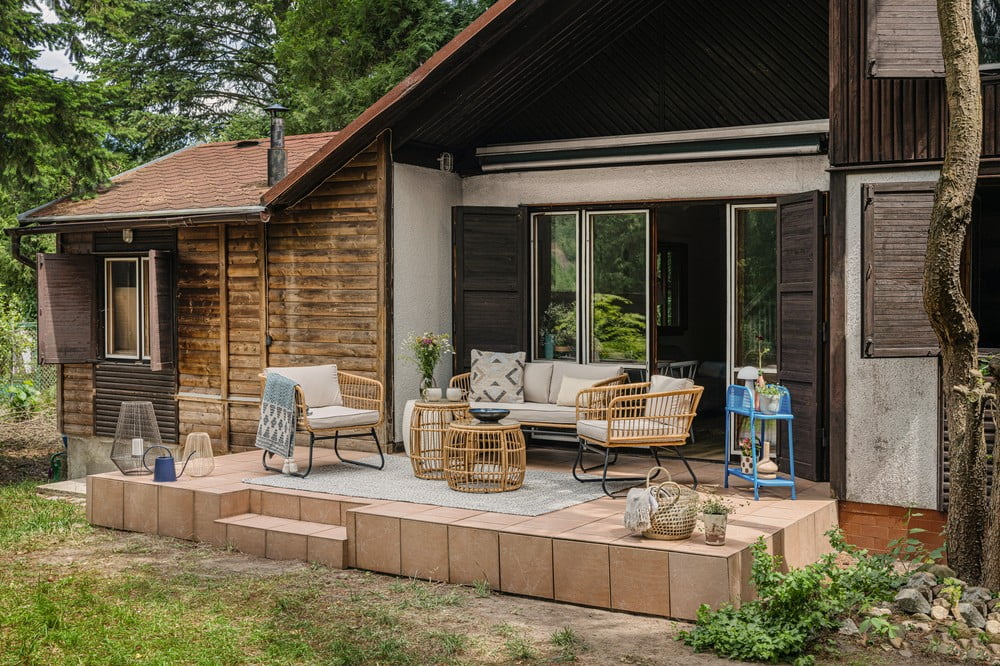 Ispirazione: Baite e cottage, Balcone e giardino, Giardino