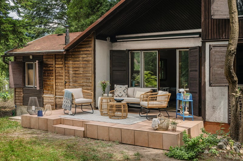 Ispirazione: Baite e cottage, Balcone e giardino, Giardino