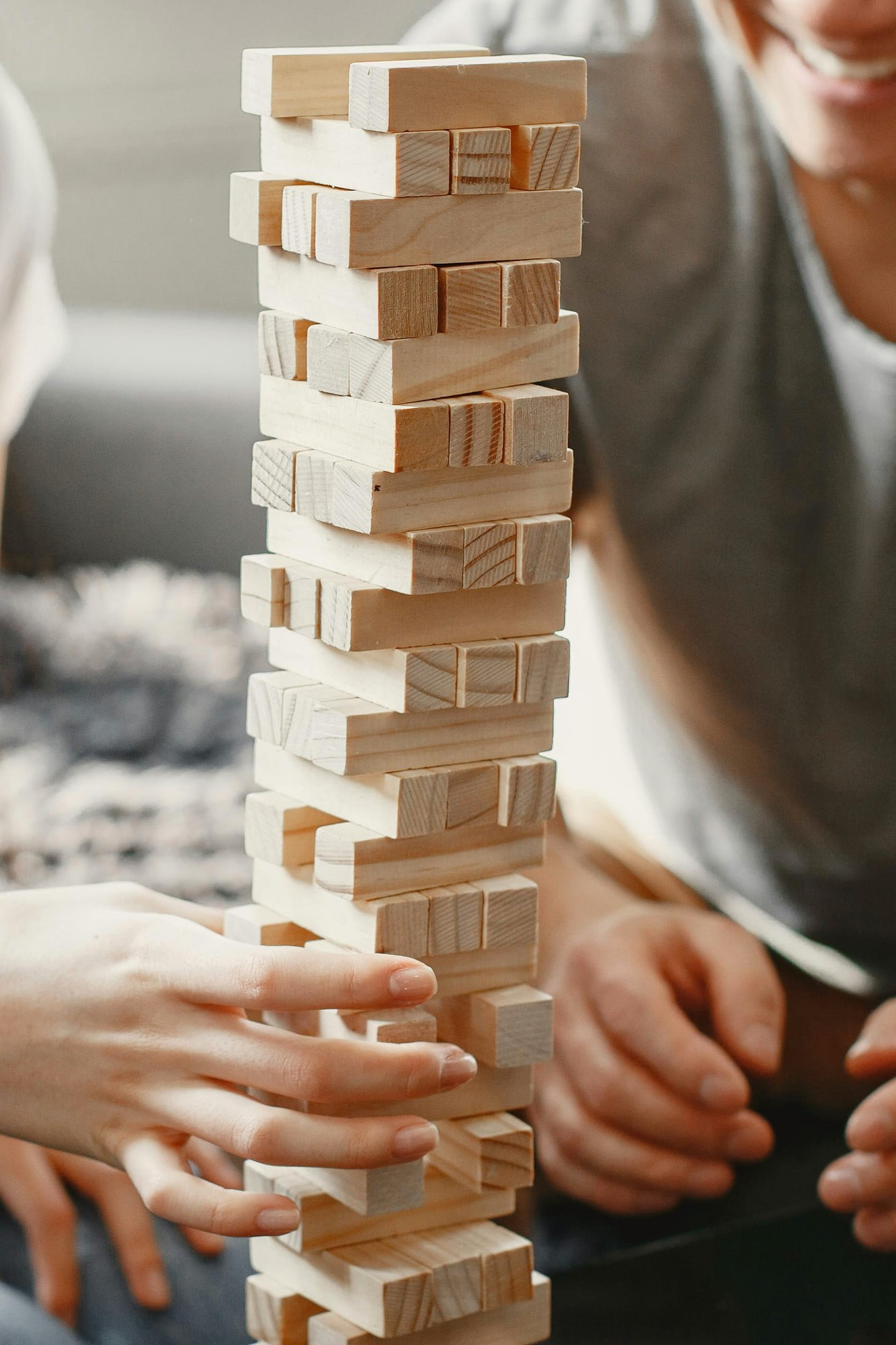 Jenga è un ottimo modo per incentivare la comunicazione tra i membri del team.