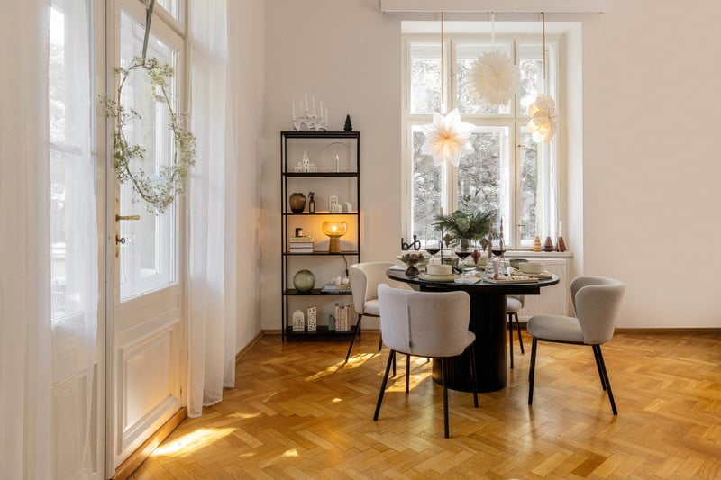 Ispirazione: Natale, Stile scandinavo, Sala da pranzo