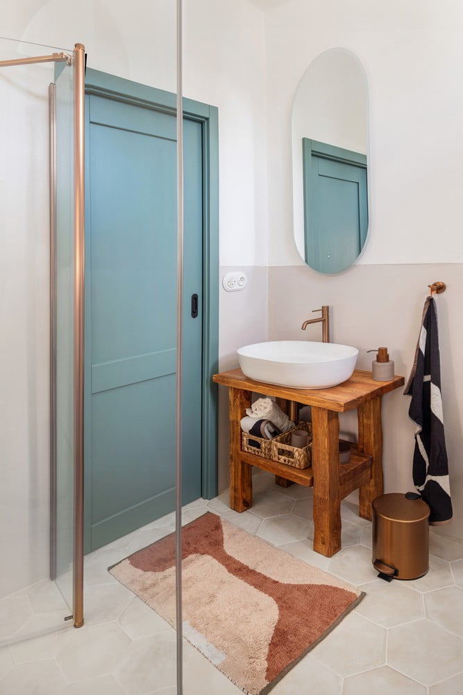 Ispirazione: Bagno, Stile rustico