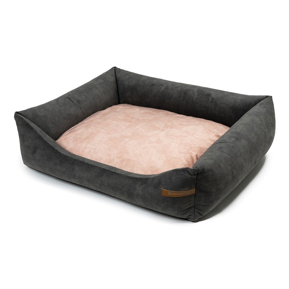 Letto per cani rosa-grigio scuro 55x65 cm SoftBED Eco S - Rexproduct | Cucce per animali