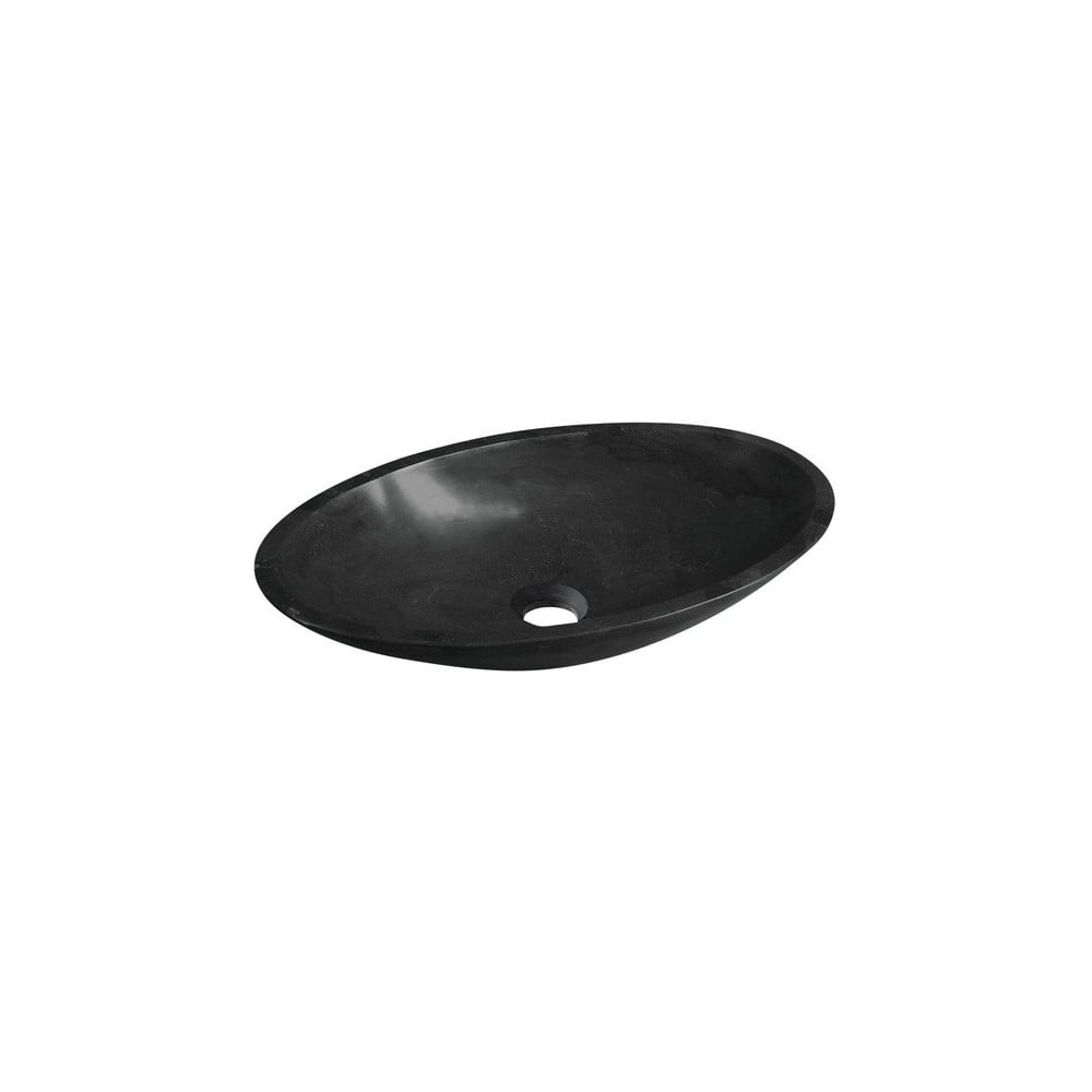 Lavabo in gres nero , 60 x 35 cm Blok - Sapho | Lavabi