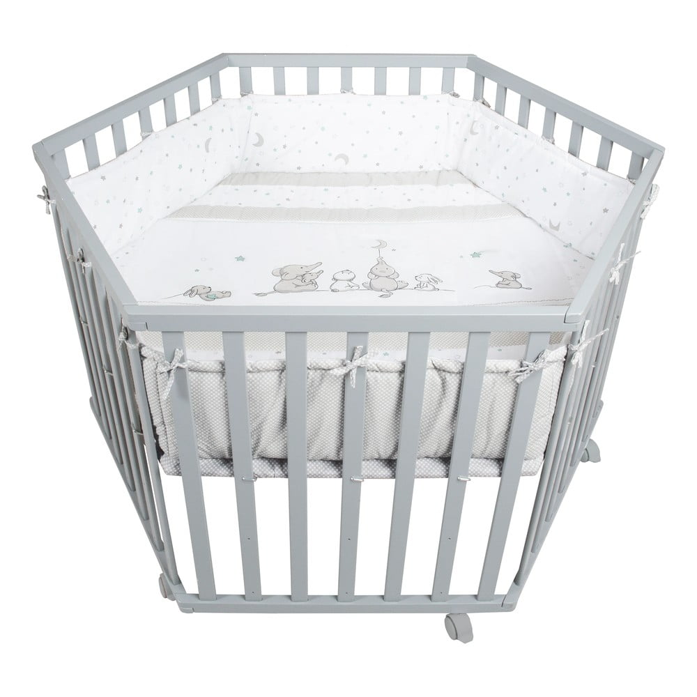 Box grigio chiaro 119x104 cm Sternenzauber - Roba | Box per bambini
