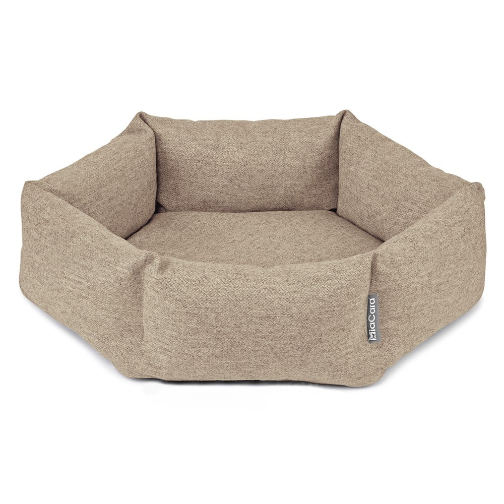Letto di lana beige per animali ø 45 cm Calma Sand - MiaCara | Cucce per animali