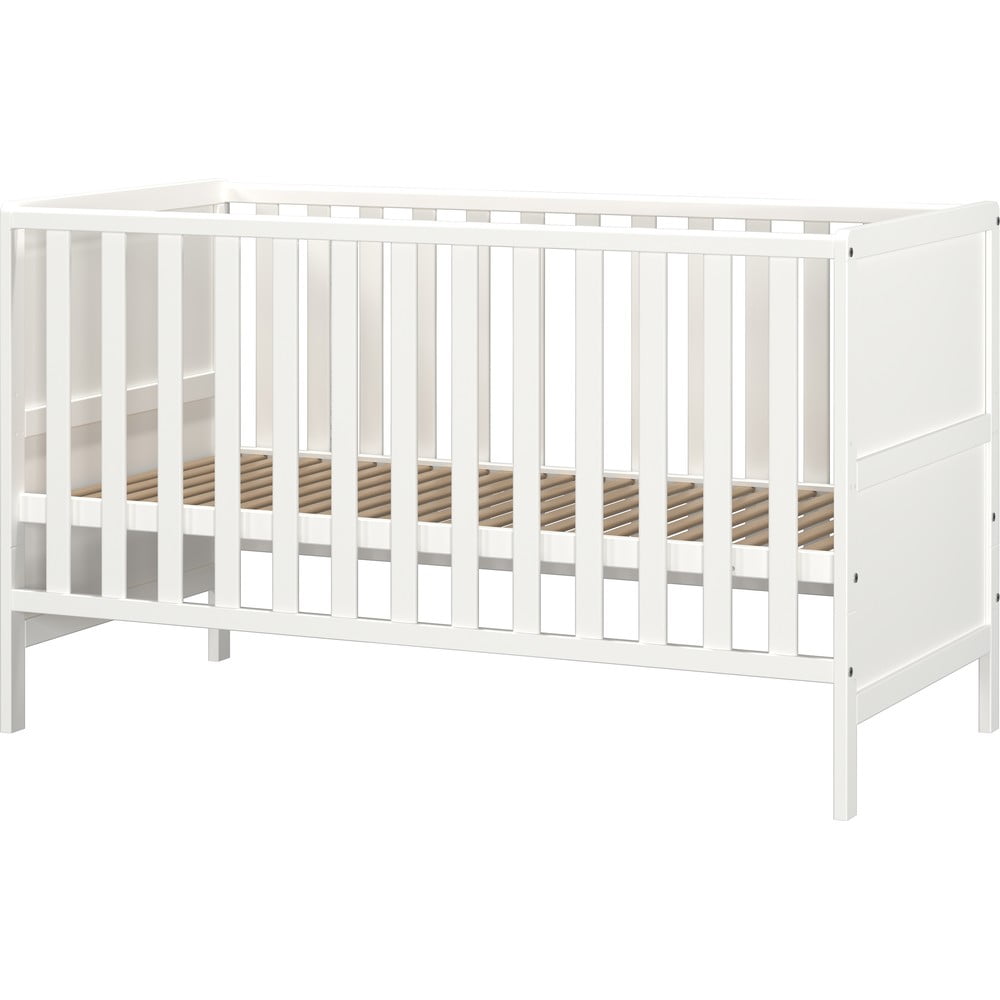 Lettino bianco in legno massiccio 70x140 cm Alkmaar – Germania | Lettini