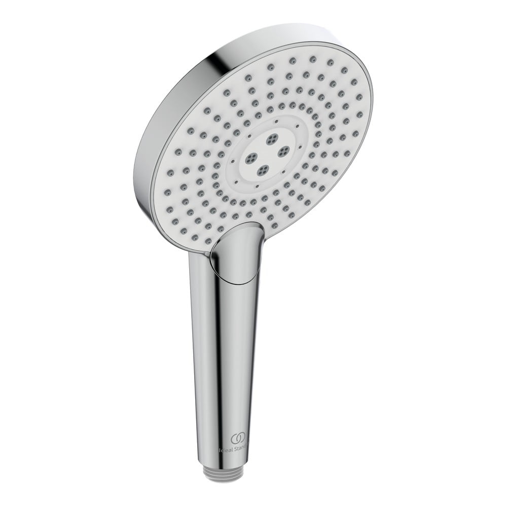 Soffione doccia da doccia in plastica argentato effetto lucido IdealRain Evo Jet - Ideal Standard | Soffioni doccia