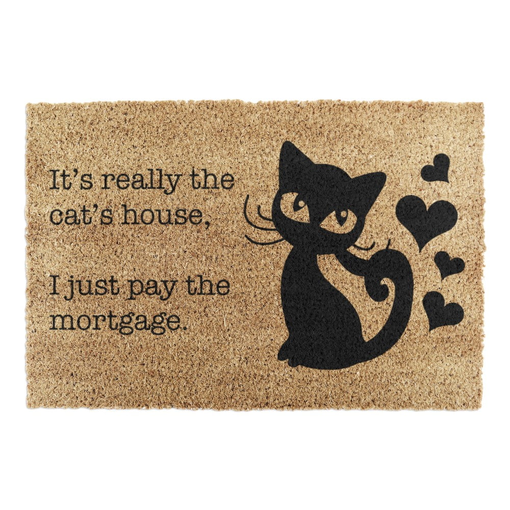 Zerbino in cocco 40x60 cm It's Really the Cats House - Artsy Doormats | Zerbini